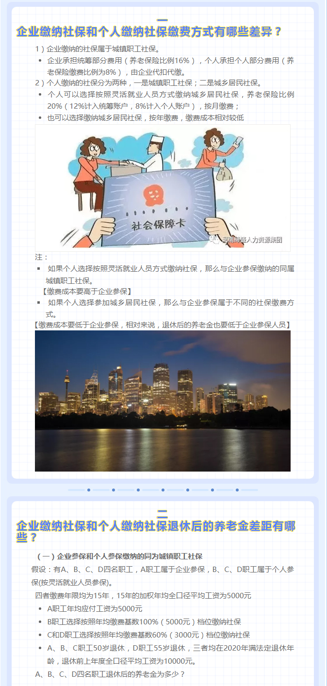 公司缴15年社保和个人缴15年社保，到手有没有差距呢？_02