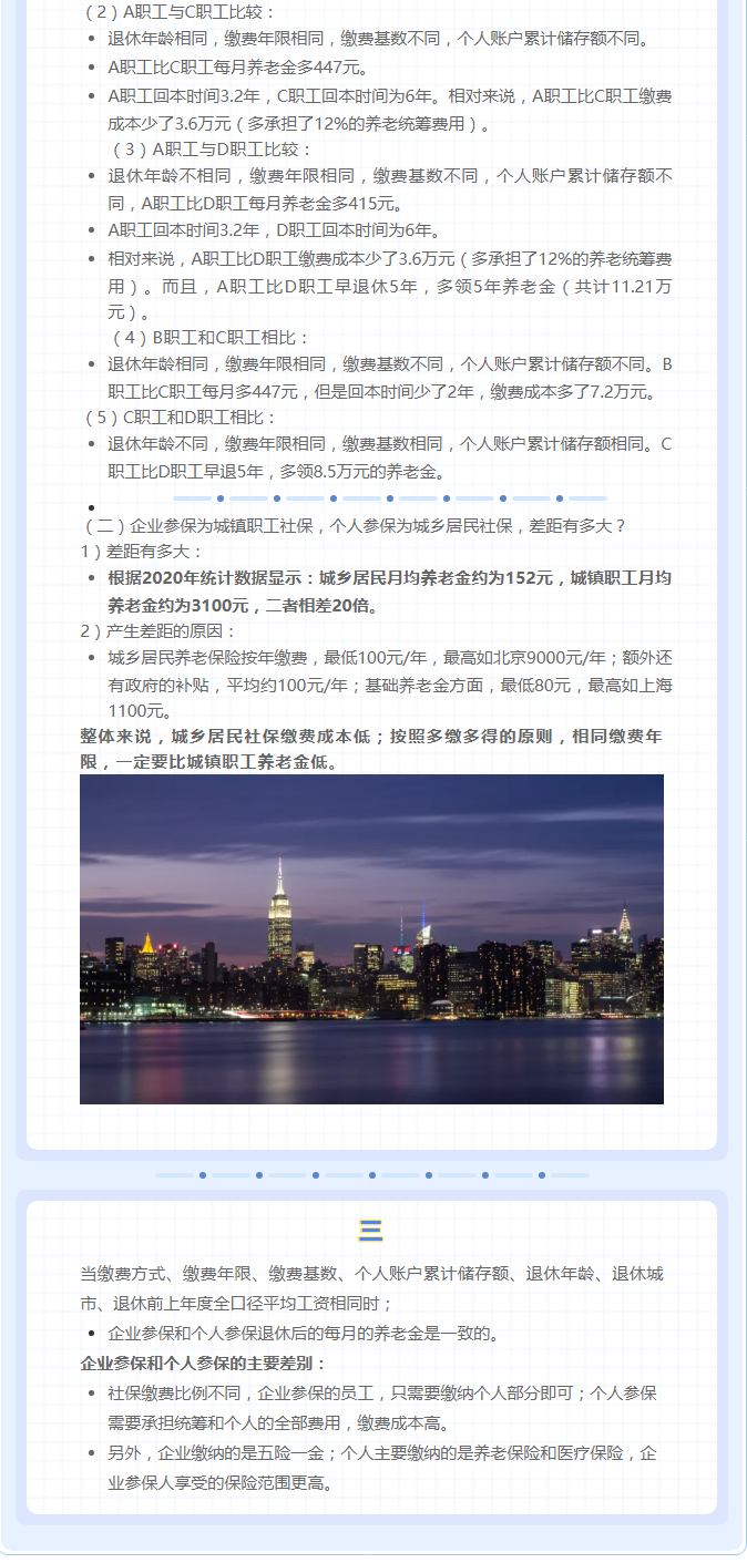 公司缴15年社保和个人缴15年社保，到手有没有差距呢？_04
